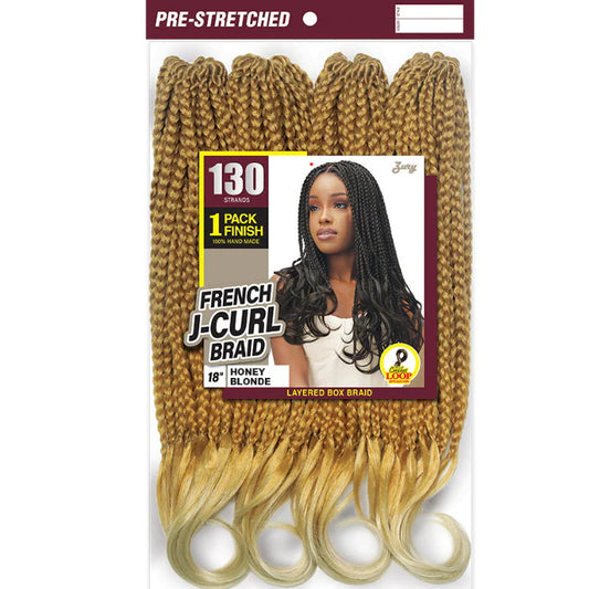 Zury Sis Crotchet Braids 100% Hand-Made French J Curl Braid - SOM 27/30