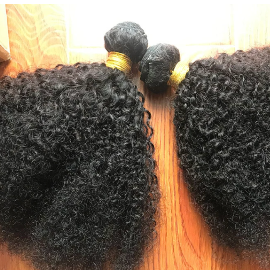 Afro Kinky Curly Human Hair Bundles