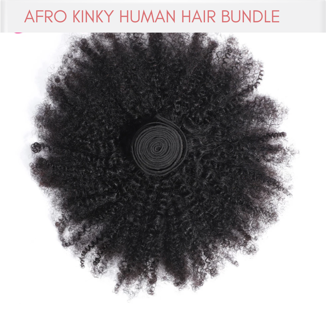 Afro Kinky Curly Human Hair Bundles