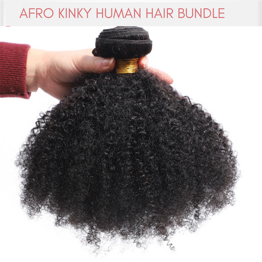 Afro Kinky Curly Human Hair Bundles