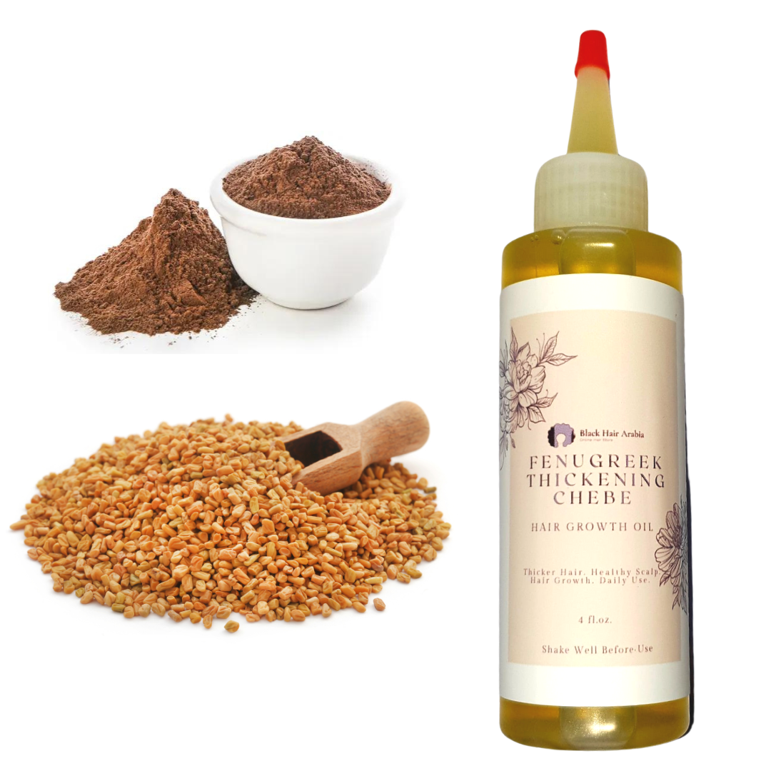 Hair Thickening Oil With Fenugreek and Chebe