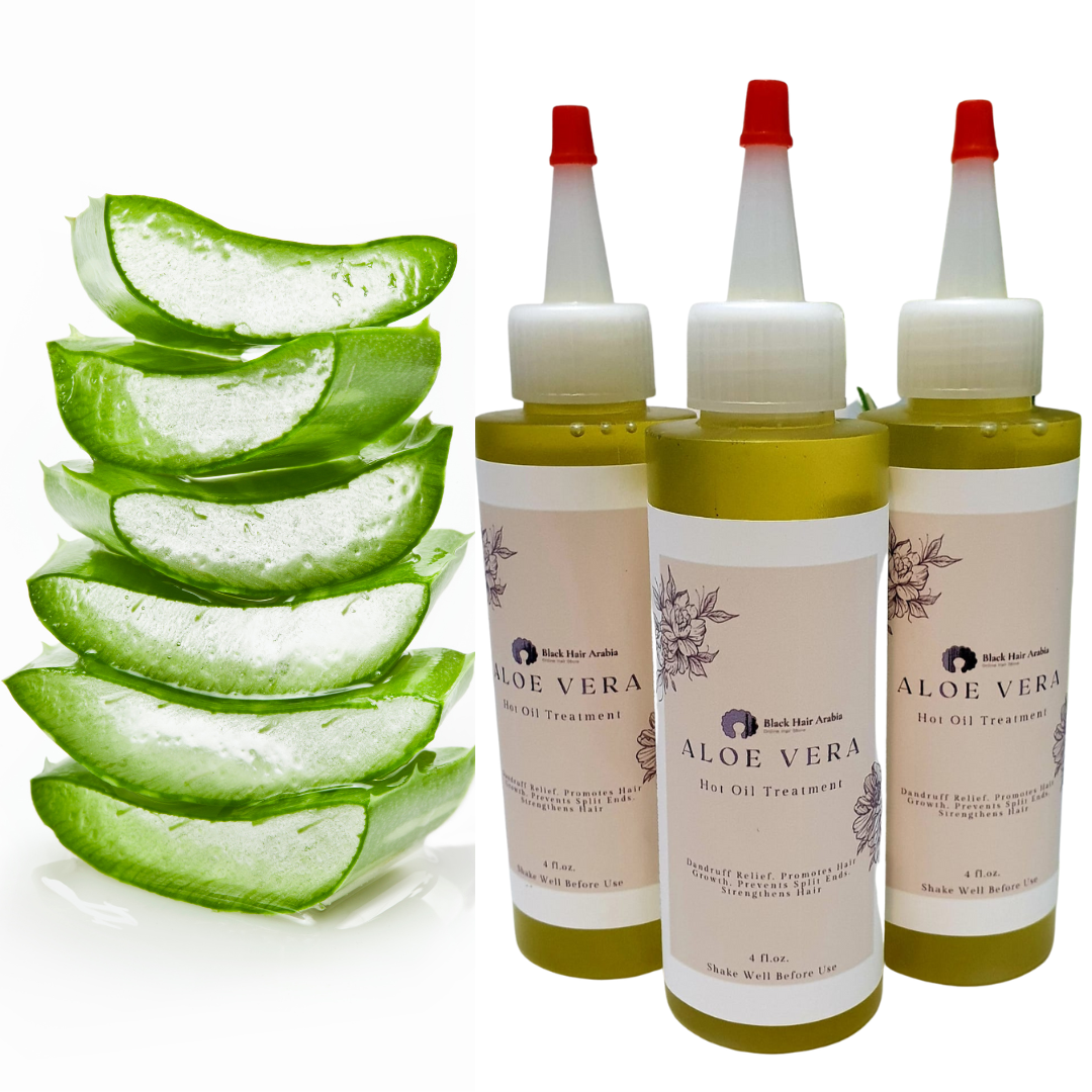 Aloe Vera Hot Oil Treatment For Healthy Hair - 3 Pack