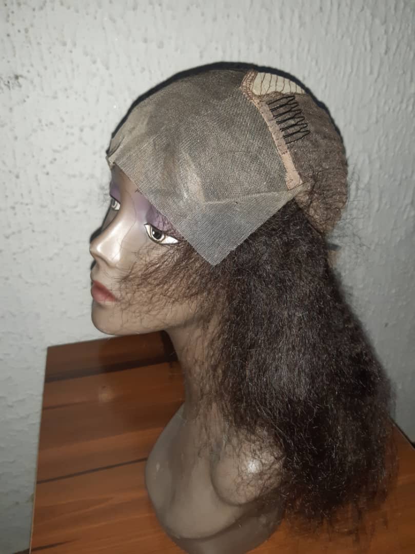 Ima Blow-out Style Kinky Straight Lace Front Wig